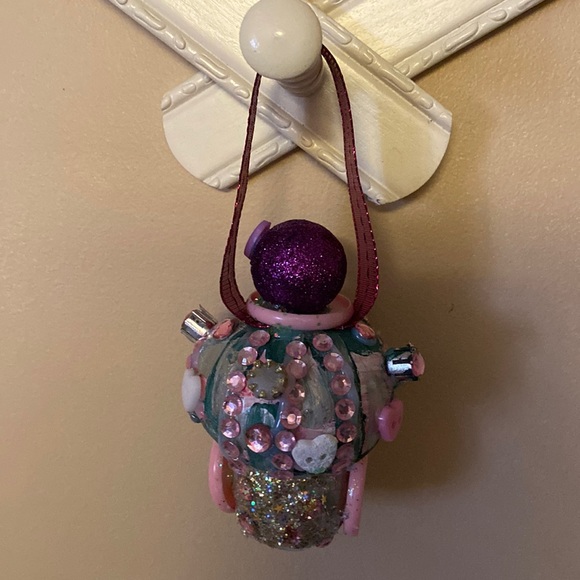 Holiday Fairy Mushroom Ornament - Picture 1 of 6